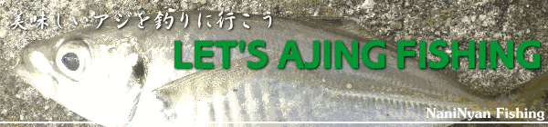 アジのルアー釣り、アジングの説明