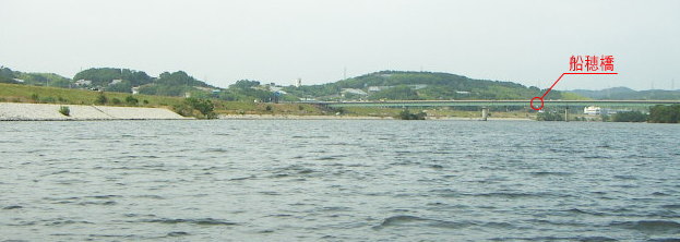 高梁川の釣り場の写真